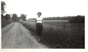 Gene Robinson, walking in East Warren.