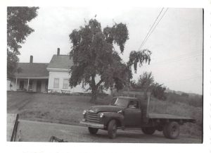 Lenord Robinson in his truck on Plunkton Rd.