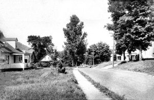 Taken in Warren Village. The home on the left was owned by Bill & Becky Peatman.